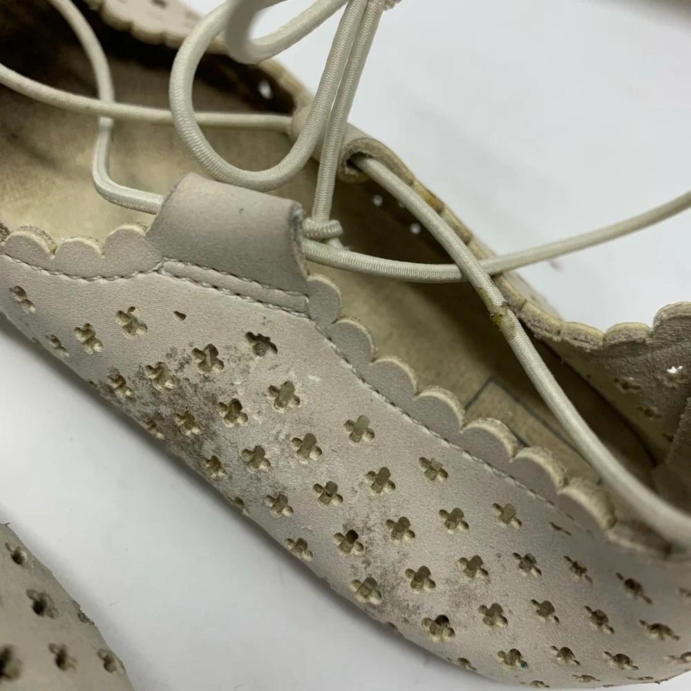 Gap perforated gladiator‎ flat sandal size 9